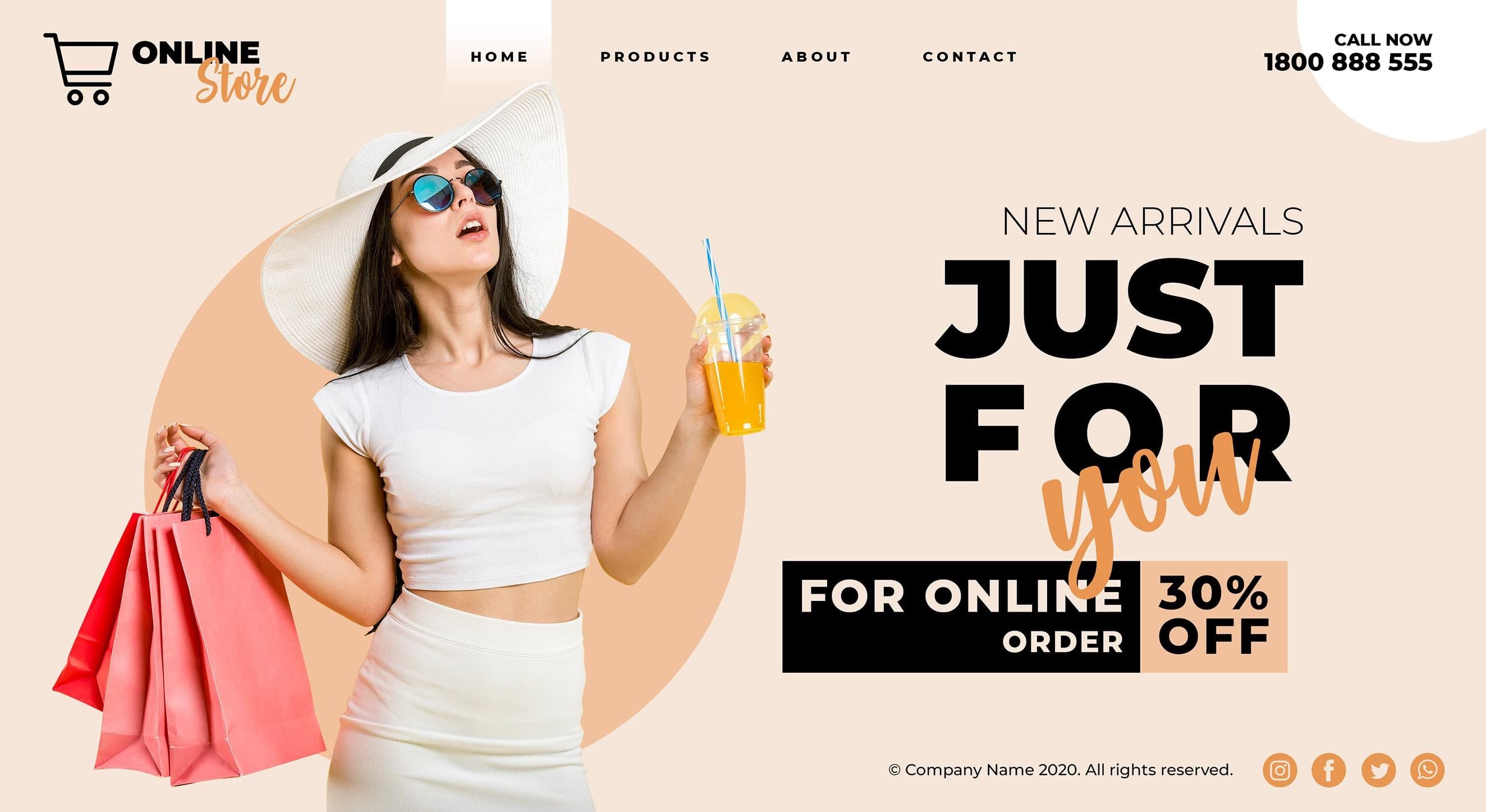 Screenshot of E-Commerce Experience